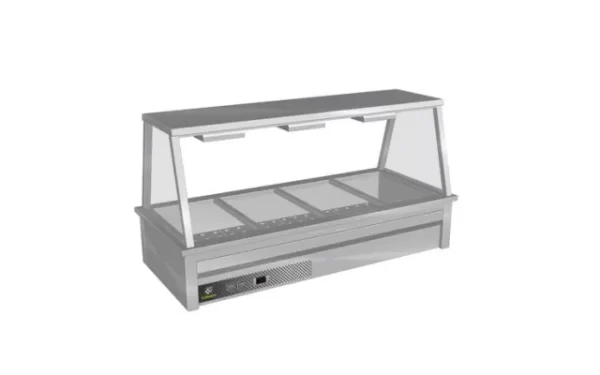 DROP-IN BAIN MARIE WITH A-FRAME GANTRY CH.BM.D.GA.4