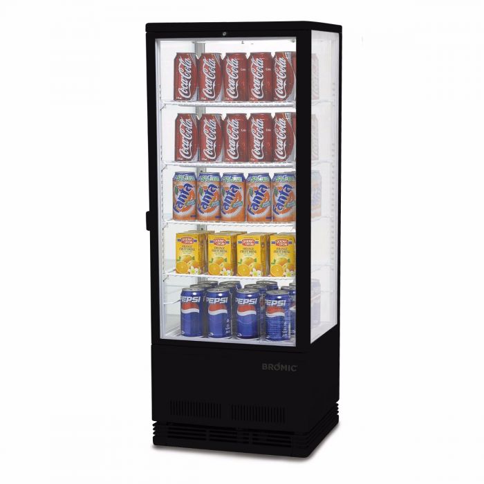 COUNTER TOP DISPLAY FRIDGE (FLAT GLASS) CT0100G4BNR Commercial Food Equipment